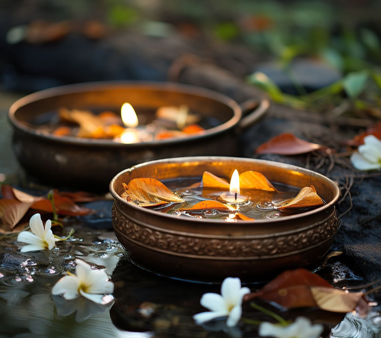 Toucher délicat lors d'un massage